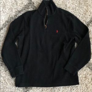 ✨5/$25✨ Ralph Lauren Polo Black Quarter Zip